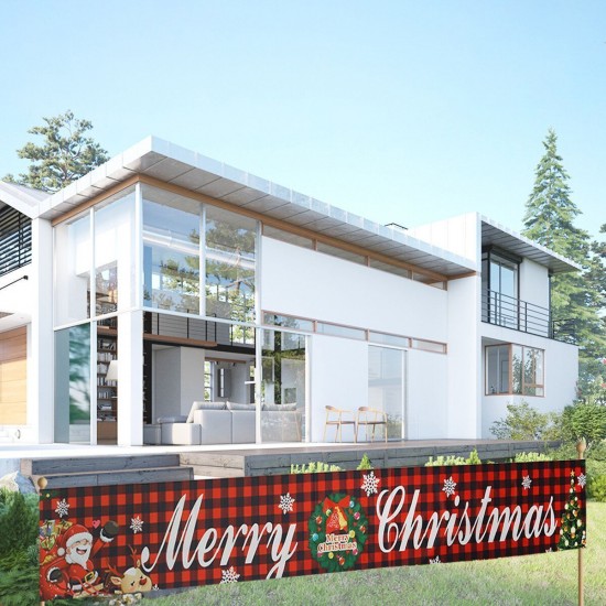 3M Merry Christmas Outdoor Banner Oxford Large Hanging Bunting Xmas Door Wall Decoration Photography Backdrop 3M Merry Christmas Outdoor Banner Oxford Large Hanging Bunting Xmas Door Wall Decoration Photography Backdrop