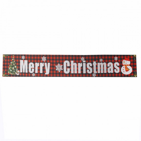 3M Merry Christmas Outdoor Banner Oxford Large Hanging Bunting Xmas Door Wall Decoration Photography Backdrop