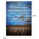 3X5FT Retro Wood Floor Blue Board Studio Photo Photography Background Backdrop