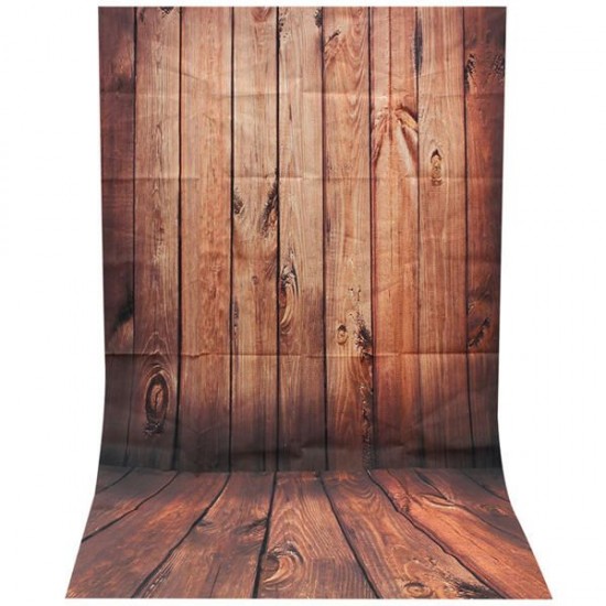 3x5FT 0.9x1.5m Wood Grain Thin Backdrop Photography Background Studio Photo Props