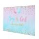 3x5FT 5x7FT 6x8FT Vinyl Boy or Girl Reveal Photography Backdrop Background Studio Prop