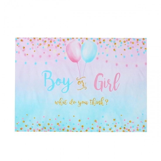 3x5FT 5x7FT 6x8FT Vinyl Boy or Girl Reveal Photography Backdrop Background Studio Prop 3x5FT 5x7FT 6x8FT Vinyl Boy or Girl Reveal Photography Backdrop Background Studio Prop