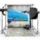 3x5FT 5x7FT Retro Wall Sea Poster Photography Backdrop Background Studio Prop 3x5FT 5x7FT Retro Wall Sea Poster Photography Backdrop Background Studio Prop