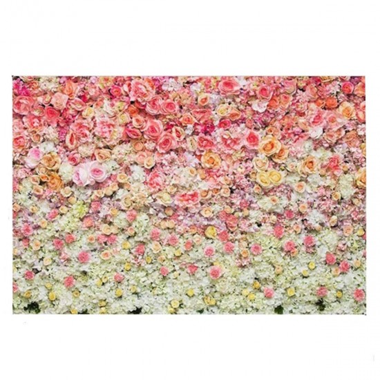 3x5FT 5x7FT Vinyl Pink Yellow Rose Flower Backdrop Photography Background Studio Prop 3x5FT 5x7FT Vinyl Pink Yellow Rose Flower Backdrop Photography Background Studio Prop