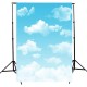 3x5FT Blue Sky White Clouds Backdrop Studio Photography Outdoor Photo Background 3x5FT Blue Sky White Clouds Backdrop Studio Photography Outdoor Photo Background