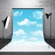 3x5FT Blue Sky White Clouds Backdrop Studio Photography Outdoor Photo Background 3x5FT Blue Sky White Clouds Backdrop Studio Photography Outdoor Photo Background