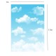 3x5FT Blue Sky White Clouds Backdrop Studio Photography Outdoor Photo Background 3x5FT Blue Sky White Clouds Backdrop Studio Photography Outdoor Photo Background