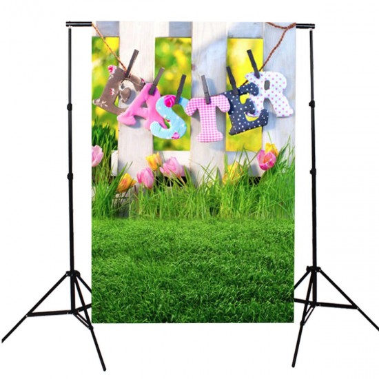 3x5FT Eater Grasses Flower Photoraphy Backdrop Background Studio Prop