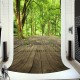 3x5FT Forest Scenery Wood Floor Vinyl Backdrop Photography Prop Photo Background