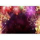 3x5FT Vinyl Happy New Year Fireworks Studio Background Photography Backdrop Prop