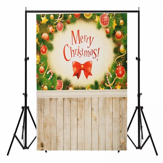 3x5FT Vinyl Merry Christmas Decor Wood Floor Photography Backdrop Background Studio Prop 3x5FT Vinyl Merry Christmas Decor Wood Floor Photography Backdrop Background Studio Prop