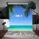 3x5FT Vinyl Summer Blue Sky Beach Coco Photography Backdrop Background Studio Prop 3x5FT Vinyl Summer Blue Sky Beach Coco Photography Backdrop Background Studio Prop