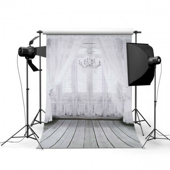 3x5FT White Wood Wall Window Floor Backdrop Photography Prop Photo Background 3x5FT White Wood Wall Window Floor Backdrop Photography Prop Photo Background