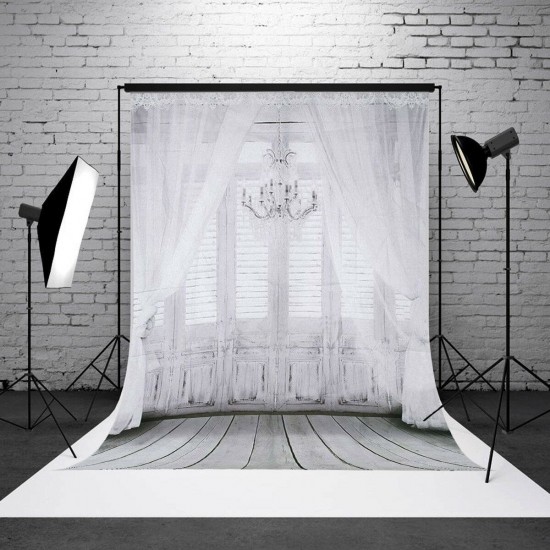 3x5FT White Wood Wall Window Floor Backdrop Photography Prop Photo Background 3x5FT White Wood Wall Window Floor Backdrop Photography Prop Photo Background