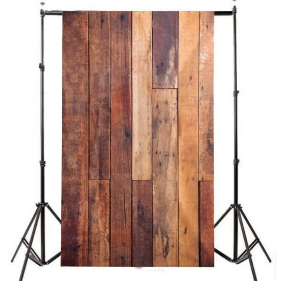 3x5ft 90x150cm Wooden Floor Studio Prop Photography Backdrop Background