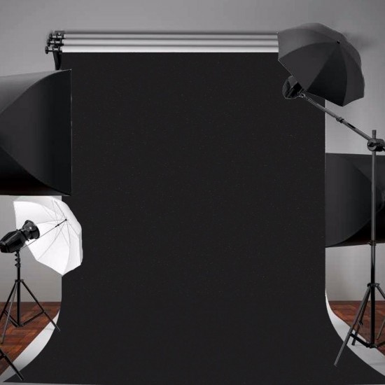 3x5ft Black Photography Backdrop Background Studio Photo Indoor Screen Props