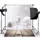 3x5ft Christmas Theme Christmas Snowman Wooden Photography Vinyl Background 3x5ft Christmas Theme Christmas Snowman Wooden Photography Vinyl Background