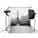 3x5ft Eiffel Tower Theme Photography Vinyl Background Backdrop for Studio 0.9x1.5m