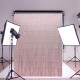 4X6FT Pink Fabric Sequins Photography Backgrond Backdrop Booth Wedding Curtains