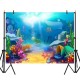 5x3FT 7x5FT 8x6FT Cartoon Sea Fish Photography Backdrop Background Studio Prop