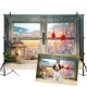 5x3FT 7x5FT 8x6FT Christmas Window Star Snow Photography Backdrop Background Studio Prop 5x3FT 7x5FT 8x6FT Christmas Window Star Snow Photography Backdrop Background Studio Prop