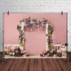 5x3FT 7x5FT 9x6FT Pink Wall Rose Flower Decor Photography Backdrop Background Studio Prop 5x3FT 7x5FT 9x6FT Pink Wall Rose Flower Decor Photography Backdrop Background Studio Prop