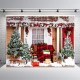 5x3FT 7x5FT Christmas Snow Gift Photography Backdrop Background Studio Prop