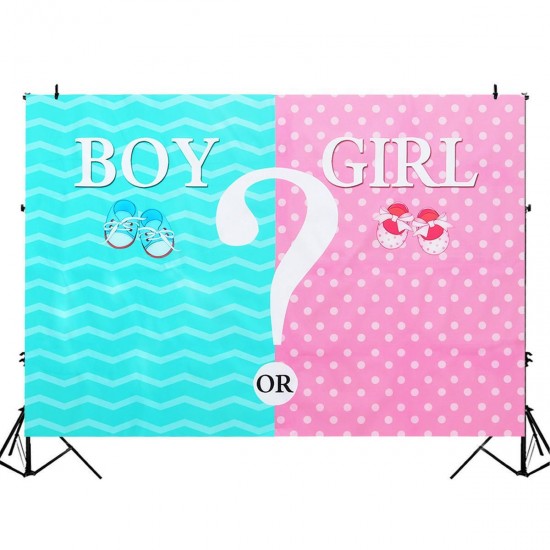 5x3FT 7x5FT Girl or Boy Theme Photography Backdrop Studio Prop Background