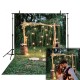 5x3ft 7x5ft 9x6ft E71508 Ethylene Propylene Lawn Flower Forest Wedding Photography Backdrop Photo Background