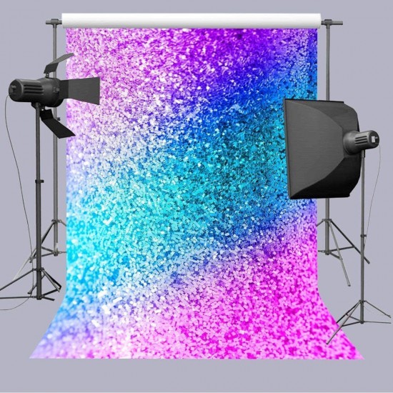 5x3ft 7x5ft 9x6ft Ethylene Propylene Colorful Blue Purple Photography Backdrop Party Background Makeup Photo Video Props