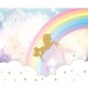 5x3ft 7x5ft Rainbow Sky Gold Unicorn Photography Backdrop Studio Prop Background 5x3ft 7x5ft Rainbow Sky Gold Unicorn Photography Backdrop Studio Prop Background