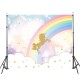5x3ft 7x5ft Rainbow Sky Gold Unicorn Photography Backdrop Studio Prop Background 5x3ft 7x5ft Rainbow Sky Gold Unicorn Photography Backdrop Studio Prop Background