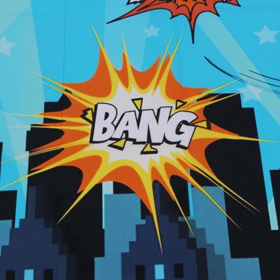 5x7FT 9x6FT Vinyl Cartoon City Bang Bam Photography Backdrop Background Studio Prop