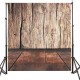 5x7FT Brown Wood Wall Floor Photography Backdrop Studio Prop Background