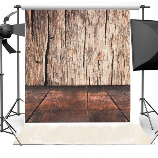 5x7FT Brown Wood Wall Floor Photography Backdrop Studio Prop Background 5x7FT Brown Wood Wall Floor Photography Backdrop Studio Prop Background