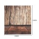 5x7FT Brown Wood Wall Floor Photography Backdrop Studio Prop Background