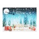 5x7FT Merry Christmas Snow Gift Photography Backdrop Background Studio Prop 5x7FT Merry Christmas Snow Gift Photography Backdrop Background Studio Prop