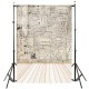 5x7FT Paper Wall Wood Floor Photography Backdrops Studio Photo Props Background