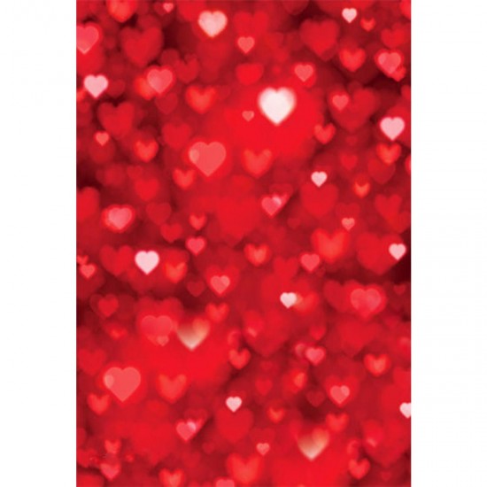 5x7FT Red Heart Valentine's Day Photography Backdrop Background Studio Prop 5x7FT Red Heart Valentine's Day Photography Backdrop Background Studio Prop