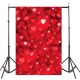 5x7FT Red Heart Valentine's Day Photography Backdrop Background Studio Prop