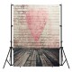 5x7FT Vinyl Love Heart Brick Wall Photography Background Backdrops Photo Studio 5x7FT Vinyl Love Heart Brick Wall Photography Background Backdrops Photo Studio