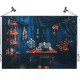 5x7FT Watercolor Wall Cloth Photography Backdrop Props Halloween Party Decor