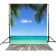 5x7Ft Hawaii Seaside Beach Sky Tree Scenery Photography Background Backdrop Studio Prop