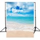 5x7Ft Vinyl Beach Blue Sky Summer Studio Photography Background Photo Backdrop Props