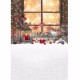 5x7ft Christmas Window Vinyl Background Backdrop Photography Photo Studio Props