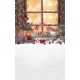 5x7ft Christmas Window Vinyl Background Backdrop Photography Photo Studio Props