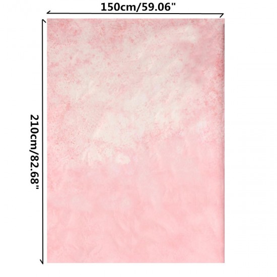 5x7ft Pink Romantic Theme Photography Vinyl Background Backdrop for Studio 1.5x2.1m