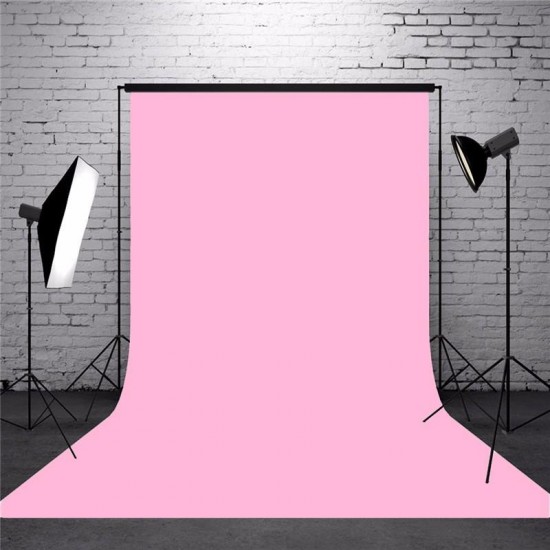 5x7ft Pure Pink Photography Background Cloth Backdrop For Studio