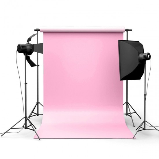 5x7ft Pure Pink Photography Background Cloth Backdrop For Studio