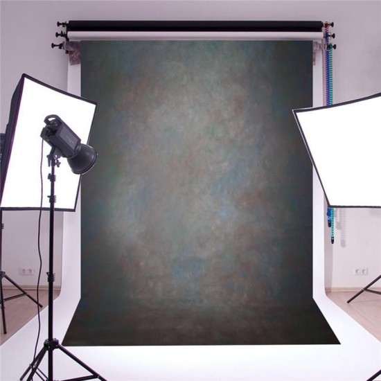 5x7ft Retro Black Abstract Backdrop Studio Photography Photo Background Props